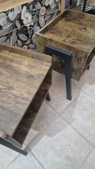 Set 2 comodini in legno