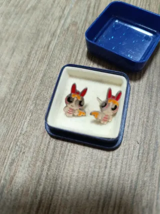 Pendientes Supernenas Plata Infantil