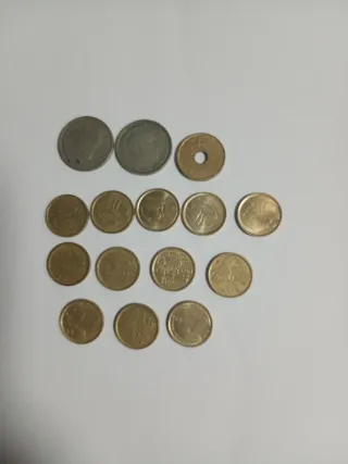 Lote de monedas variadas