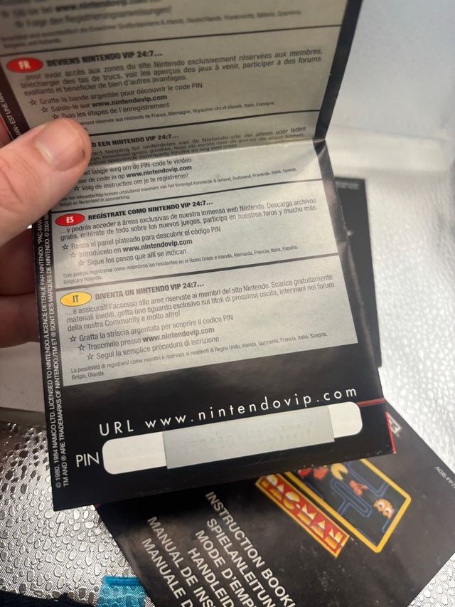 Cartuccia del gioco Pac-Man NES Classics per Game Boy Advance