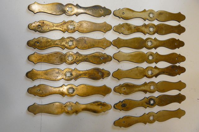 Tiradores Antiguos de Bronce