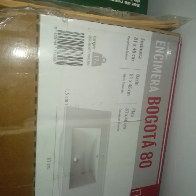 Lavamanos de baño porcelana blanco