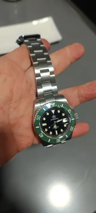 Reloj ADDIESDIVE Negro y Verde