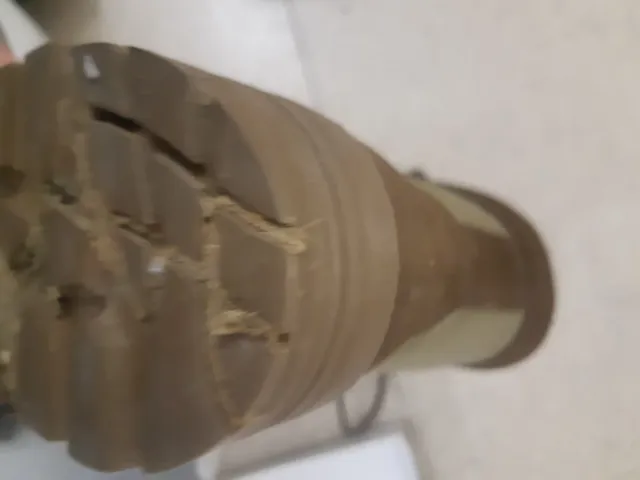 Botas militares altas impermeables beige