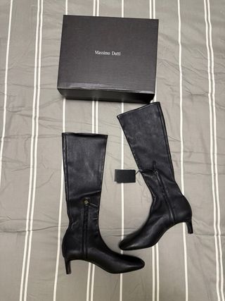 Botas altas Massimo Dutti Talla 40 Negras