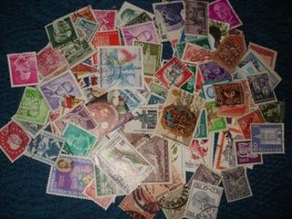 Lotti di 1000 Francobolli Mondiali usati.