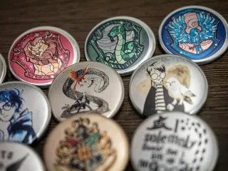 12 Chapas Harry Potter