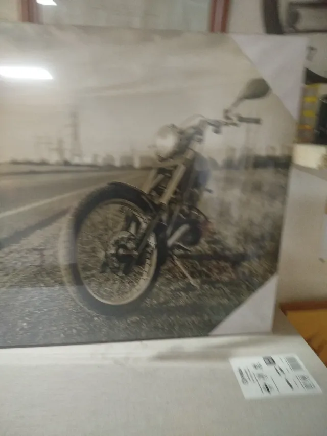 Lienzo Decorativo Moto 70x50