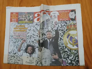 2 Periódicos AS Campeones Real Madrid