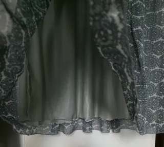 Falda plisada gasa estampada