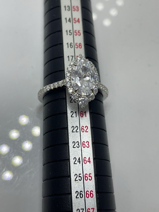 Anillo Plata Ley Circonita Talla 21.4 mm