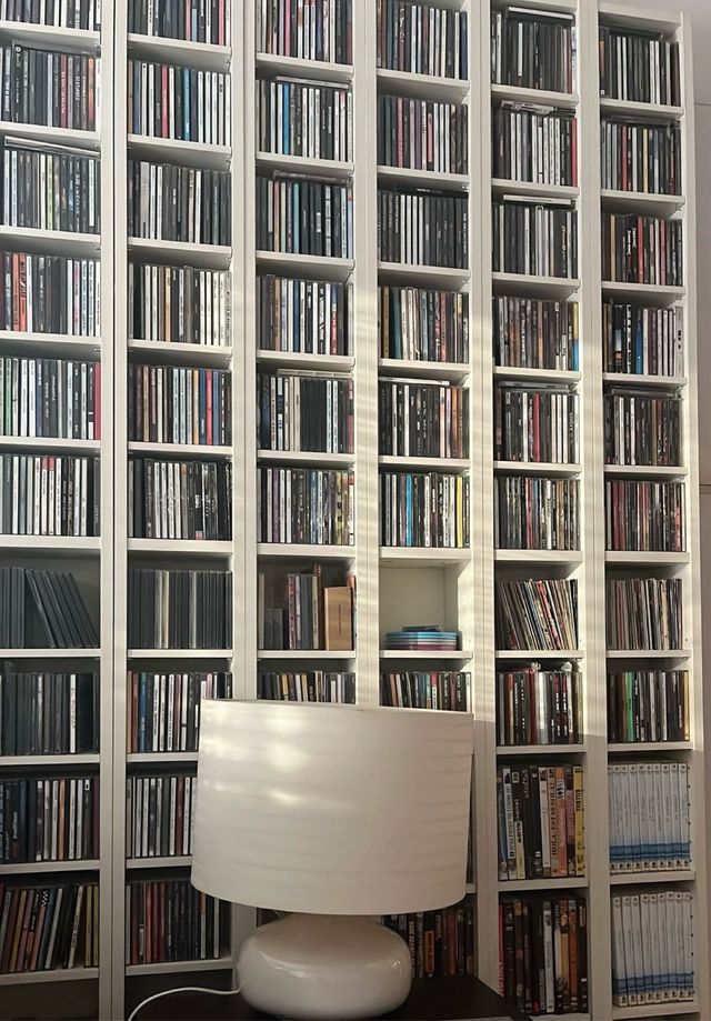 Estanterías CD Ikea Blanca