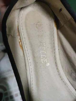 Bailarinas beige y negras mujer