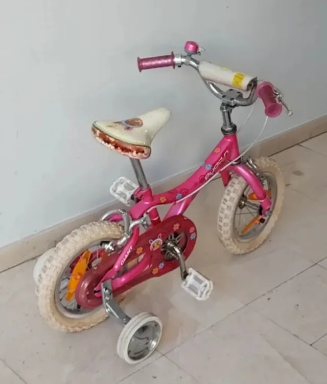 Bicicleta Infantil PUDDN 14 Rosa