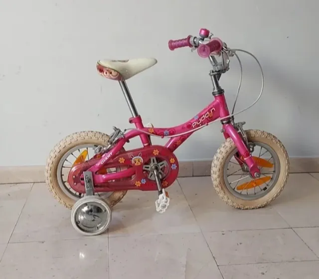 Bicicleta Infantil PUDDN 14 Rosa