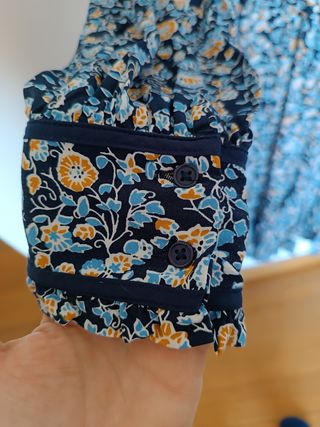 Vestido midi estampado floral