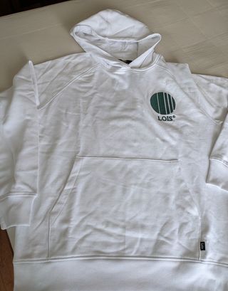 Sudadera Lois Talla XL Blanca