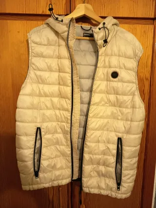 Chaleco Bershka Beige Talla XL