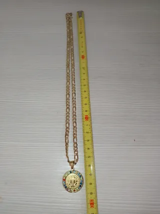 Collana San Benedetto Croce dorata Multicolore