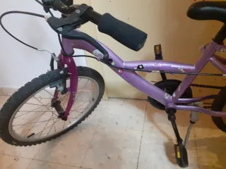 Bicicleta infantil morada