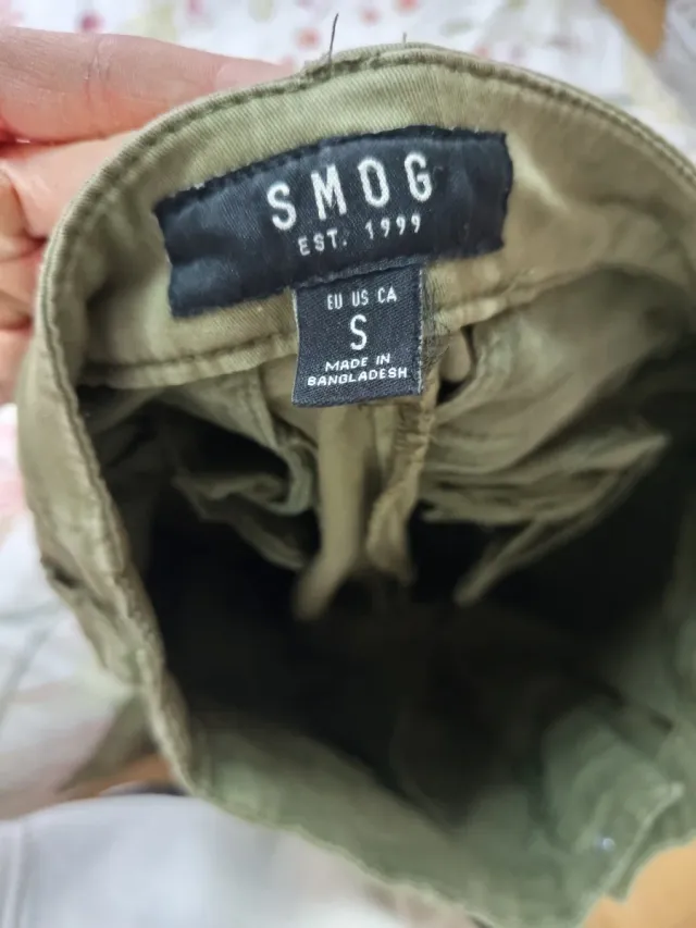 Pantalones cargo verdes