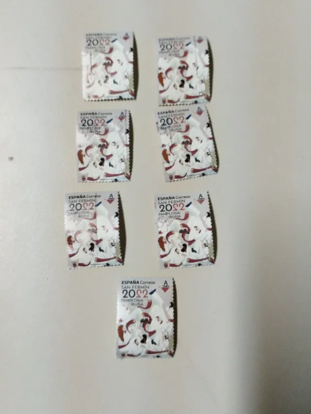 7 Sellos Spagna San Fermín 2002