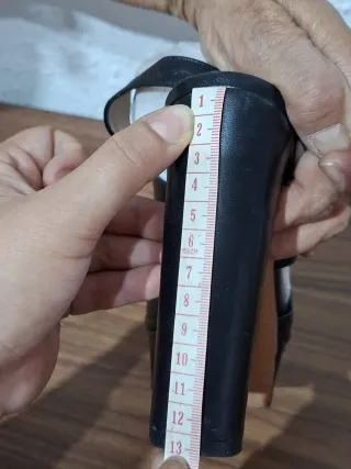 Bonitas Sandalias tacón negras plataforma