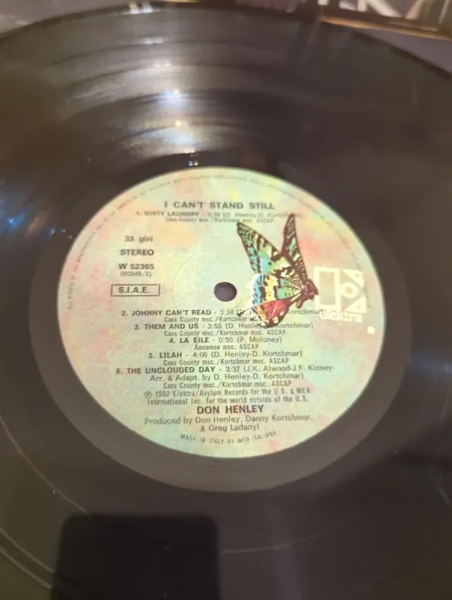 Don Henley - I Can't Stand Still LP 12 33 Giri