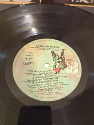 Don Henley - I Can't Stand Still LP 12 33 Giri