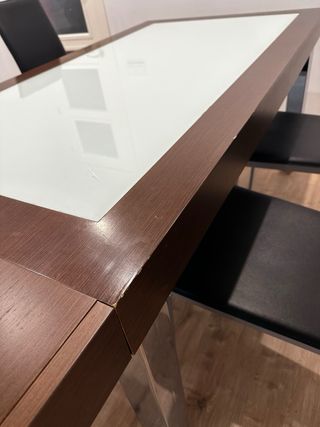 Conjunto Comedor Mesa Extensible y 4 Sillas