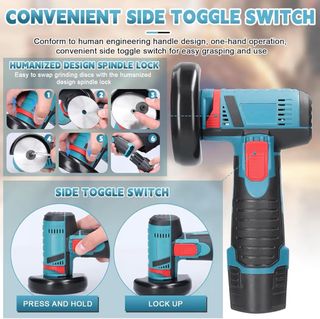 ¡CHOLLO! Amoladora 12V con 2 Baterías y 6 Discos