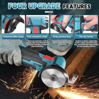 ¡CHOLLO! Amoladora 12V con 2 Baterías y 6 Discos