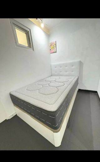 Canapé cama individual blanco