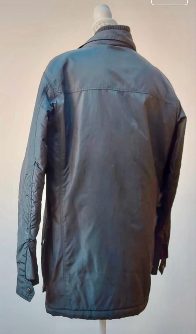 Abrigo Parka Hombre Negro