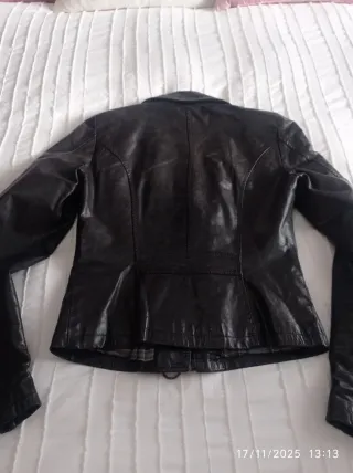 Chaqueta Piel Belstaff Talla 42 Negra