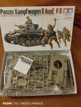 Maqueta Tamiya Panzer II Ausf. F/G 1/35