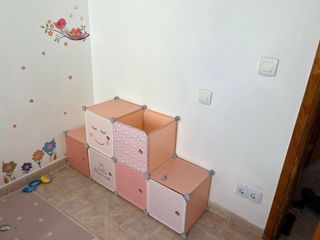 Armário modular infantil HOME DECO KIDS 6 cubos