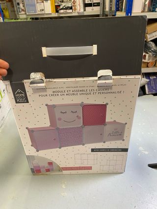 Armário modular infantil HOME DECO KIDS 6 cubos