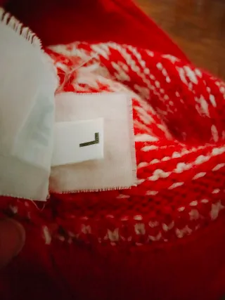 Berretto Fila rosso con fantasia