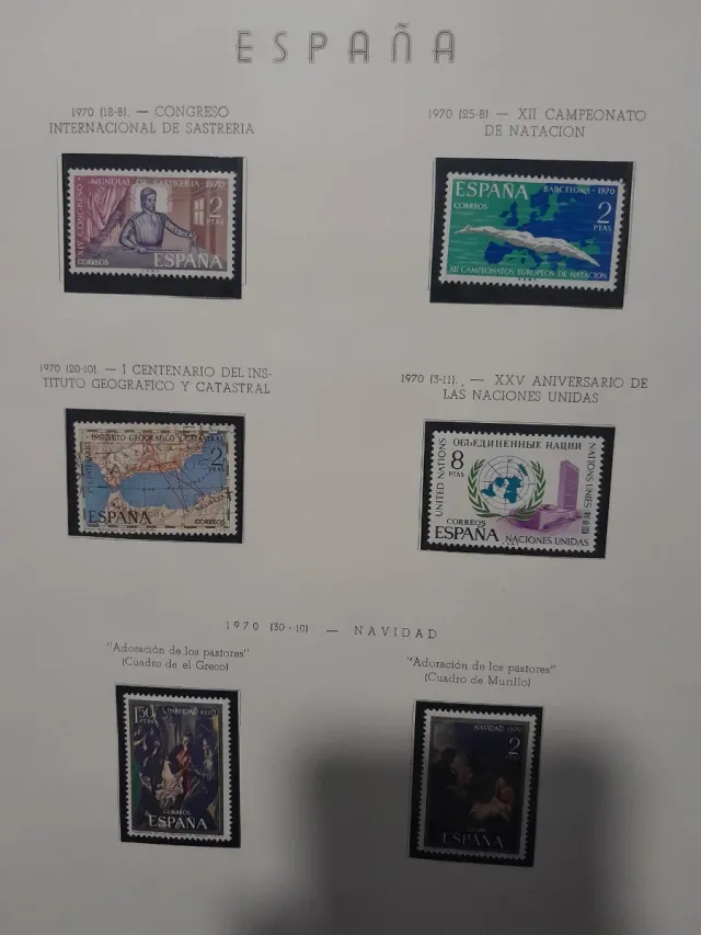 Sellos España 1970 - Año Completo