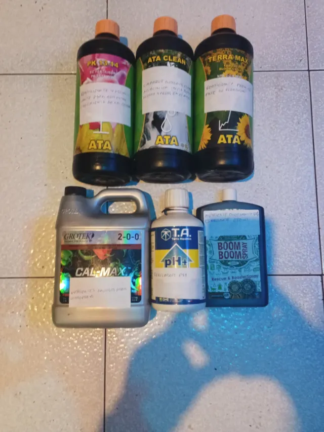 Lote Fertilizantes Cannabis Interior