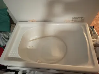 Cómoda blanca con bañera Mi cuna(El corte inngles)