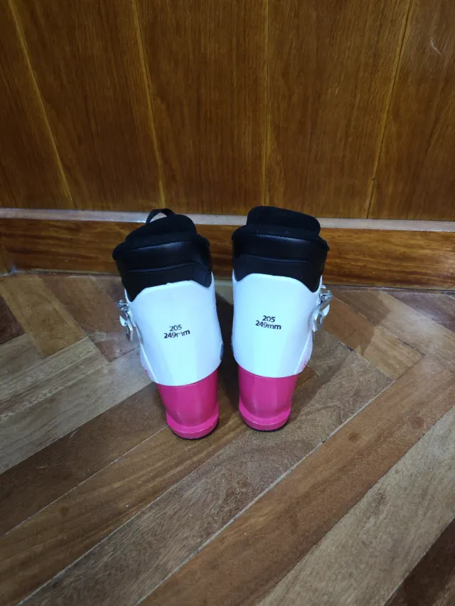Botas de esquí infantiles rosas