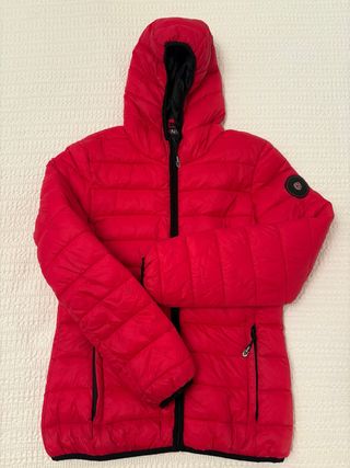 Chaqueta Geographical Norway Roja con Capucha