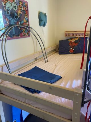 Letto rialzato Jysk con scivolo
