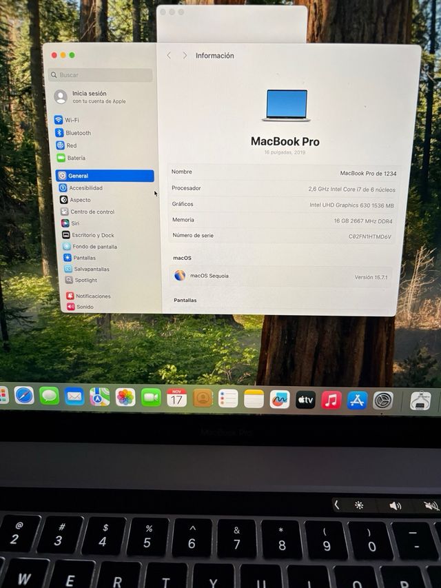 MacBook Pro 16” 2019