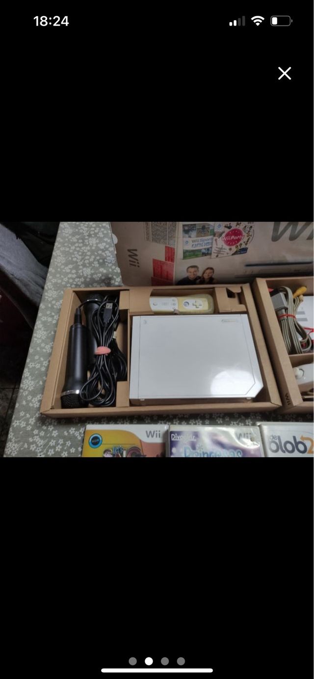 Nintendo Wii con juegos y mandos