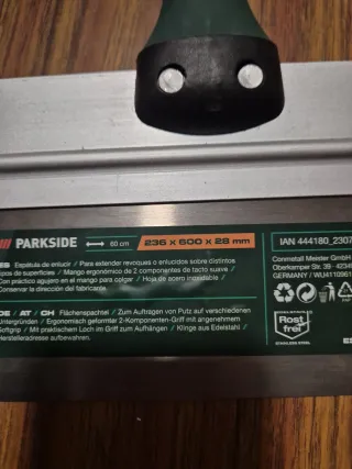 Espátula de enlucir