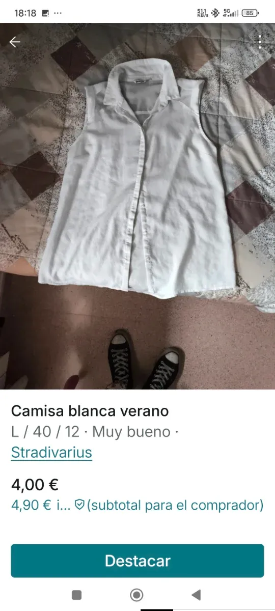 Camisa de verano