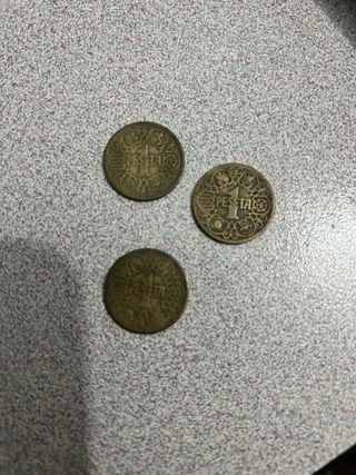 Moneda 1 Pta Española 1944